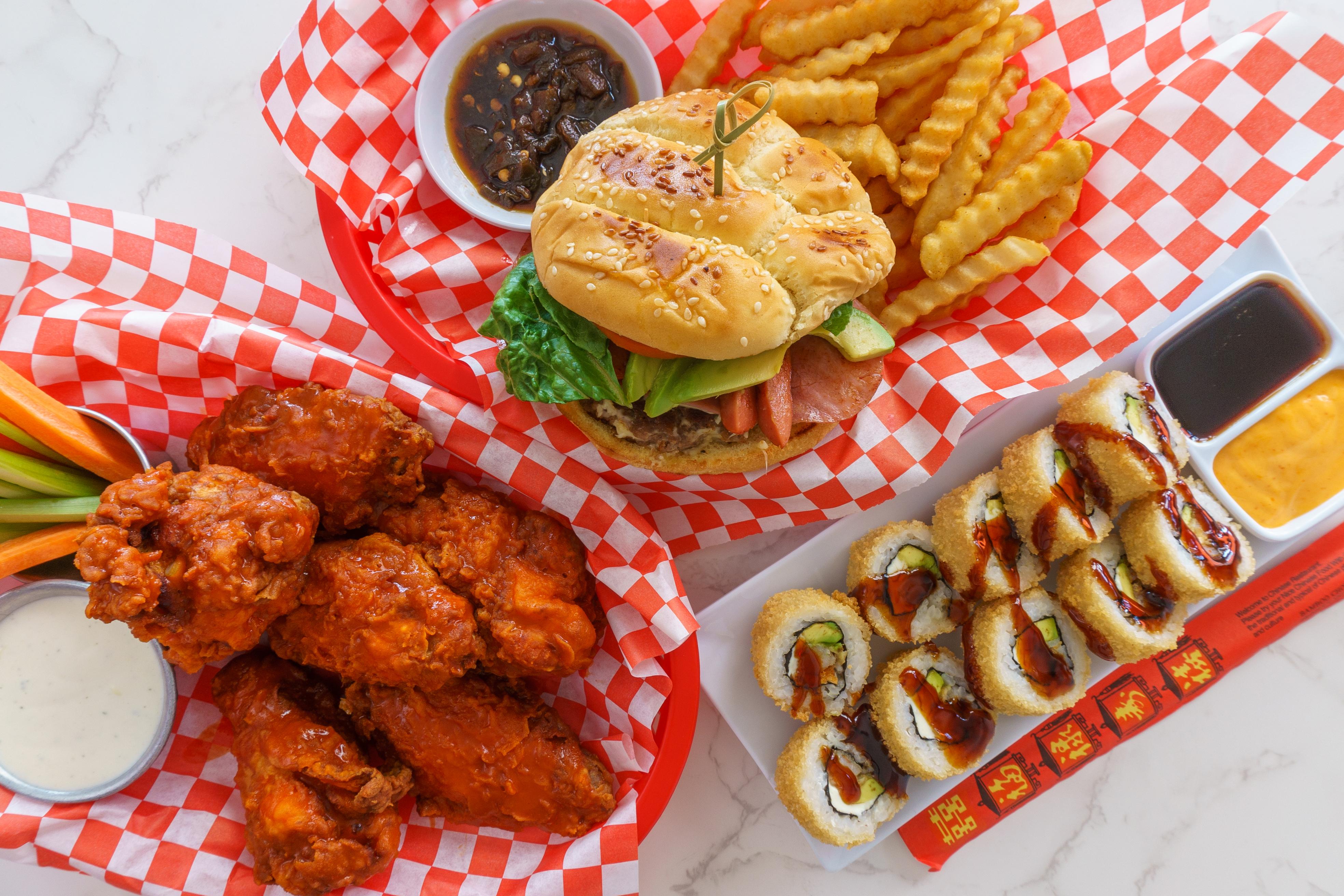 <i>Burgers , Sandwich and Wings</i>
